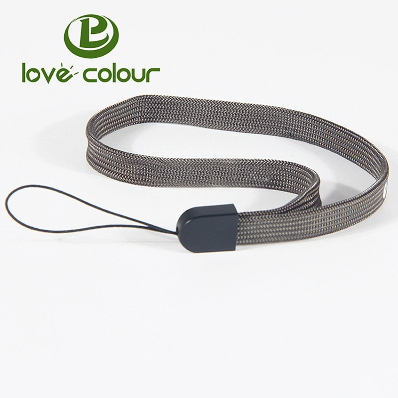 Custom polyester short wrist lanyard strap for promotion