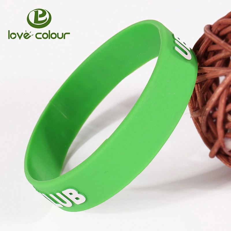 Custom your logo and print silicone bracelet/silicone wristband for kids