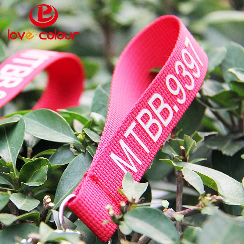 Guangzhou Factory high quality custom short wrist lanyard keychain