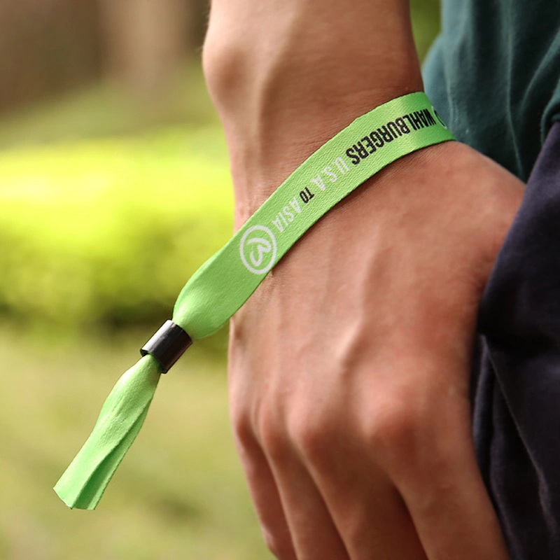 Custom print logo wristbands bracelet for events & promotion gift