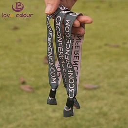 Customized Fabric Woven Logo Wristband Bracelet For Music Festival