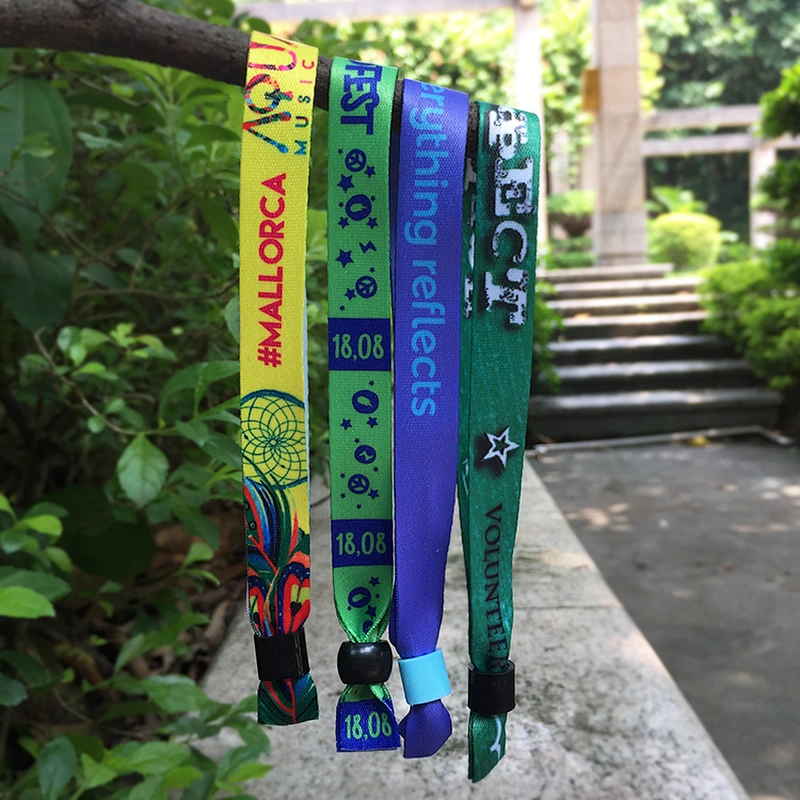 Factory price sublimation printing customised wristbands for events