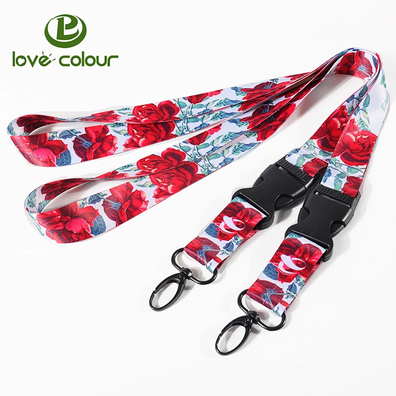 High quality personalized polyester cheap lanyard strap
