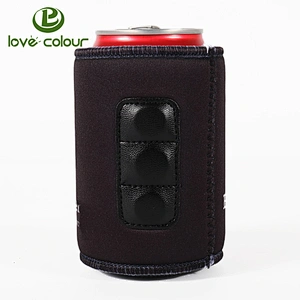 Factory custom neoprene magnet can cooler for wholesale