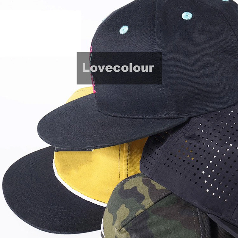 Custom acrylic sublimation print logo embroidery baseball black snapback caps and hats for sport event