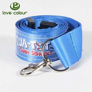 Custom neck strap sublimation lanyard ribbon factory