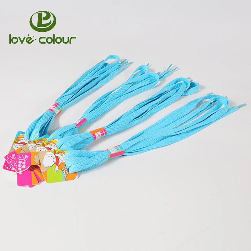 Fashion Polyester Decorate Shoelaces Custom Logo Shoe laces