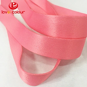 Factory Wholesale double face polyester ribbon with custom colors and size