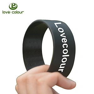 Custom festival rubber wristband amazing mixed-color silicone bracelet