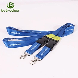 Heat Transfer Logo Neck Polyester Custom Lanyard Sublimation