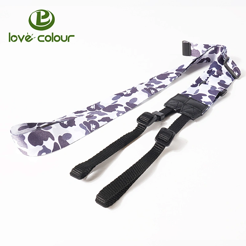 Promotional adjustable camera wrist strap polyester camera lanyard