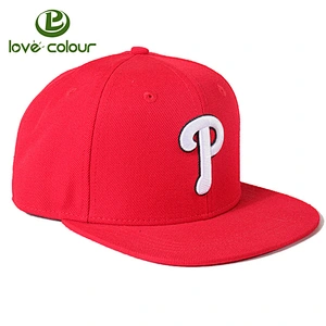 Custom Unisex black/ white Flat Adjustable Flat Snapback Baseball Cap