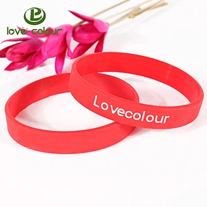 Custom Various Colors Silicone Wristbands Wrist Bands Solid Rubber Bracelets