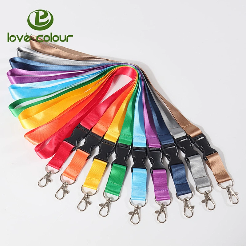 Various colors personalized customized sublimation printed lanyard for DIY
