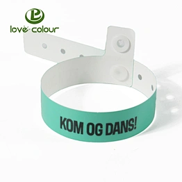 Hospital vinyl disposable medical id wristband