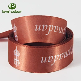 Custom Polyester Satin Label Personalized Ribbon for Clothing Decoration