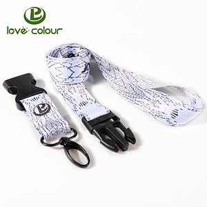 Customized Promotional Personalised Heat Transfer Lanyard Neck Strap