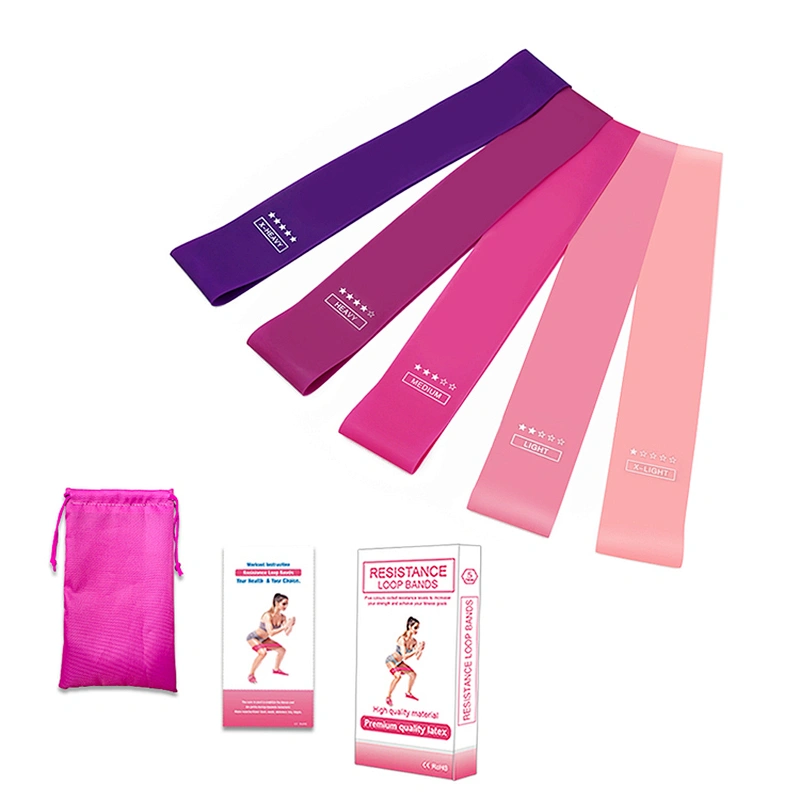 Fitness Rubber Elastic Resistance Band for Yoga Workout