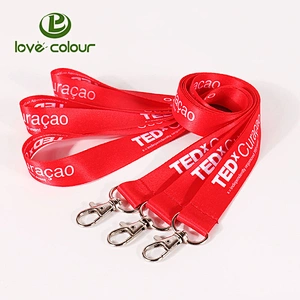 Custom Dye Sublimation Colorful Lanyards Strap For Promotion