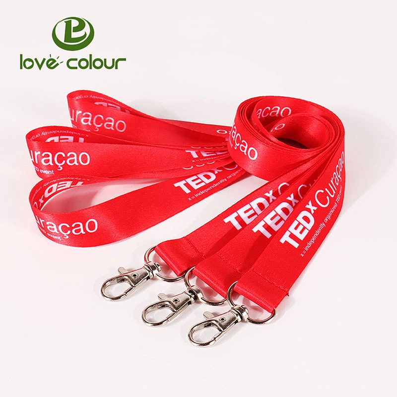 Custom Dye Sublimation Colorful Lanyards Strap For Promotion