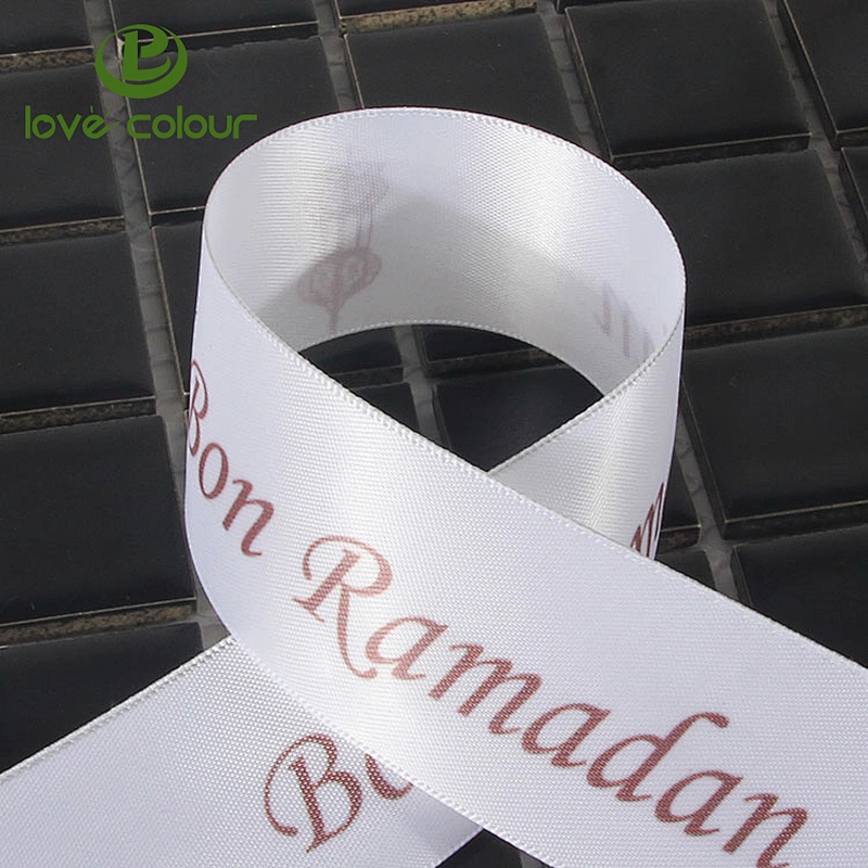 High quality polyester custom satin webbing for wedding decoration