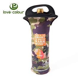 New custom promotion neoprene beer bottle holder in Guangzhou