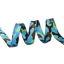 Custom printed logo shoelaces wholesale quality durable comfortable polyester shoelace belt