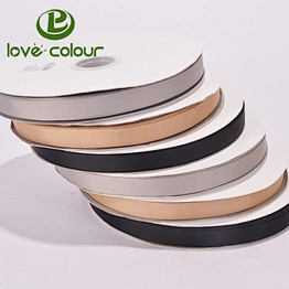 Popular Custom 25mm Width Grosgrain Single Face Printed Ribbon For Packing