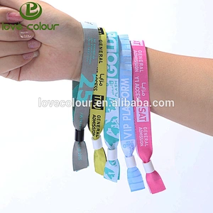 Custom beautiful wedding gift woven wristband for party