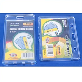 High quality cheap custom exhibition id card holder name badge holder