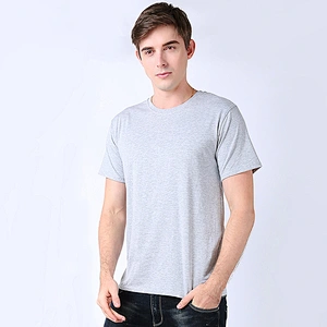 Men's Soft Breathable 100% Cotton T-shirt White Color
