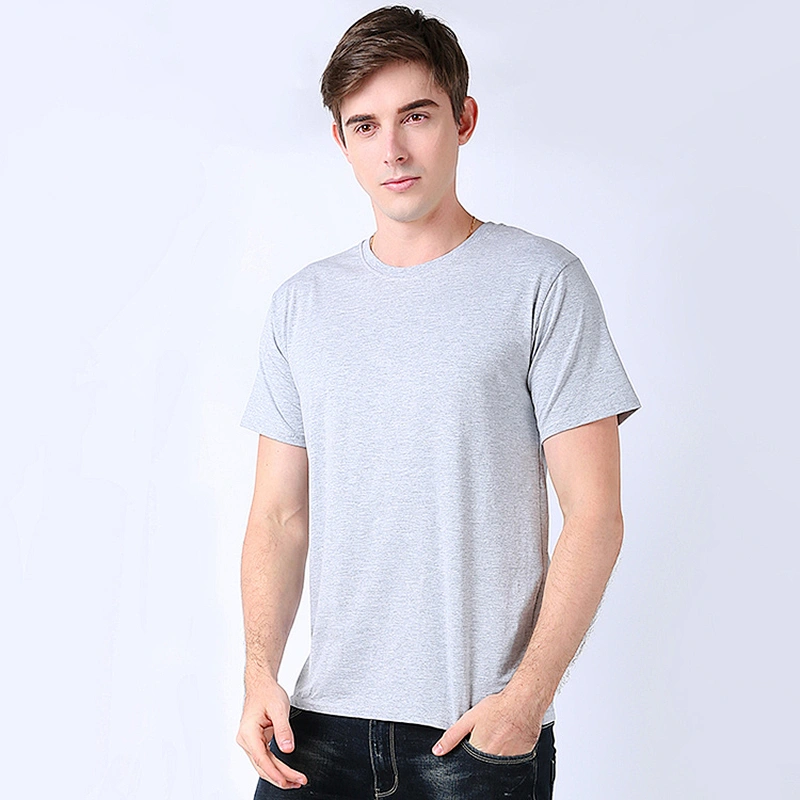 Men's Soft Breathable 100% Cotton T-shirt White Color
