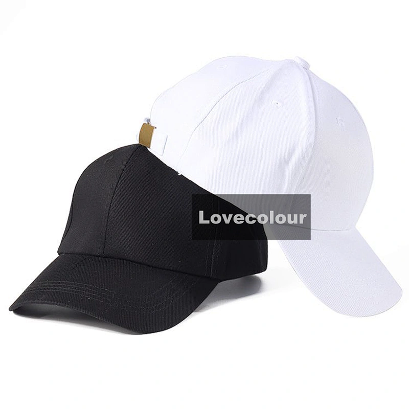 Professional factory custom cotton black baseball caps with woven logo