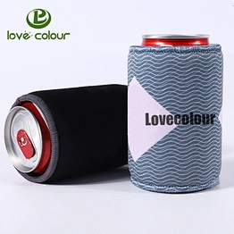 Custom Party Favors Neoprene Printing Can Cooler Covers Sleeve Bag for Promotion