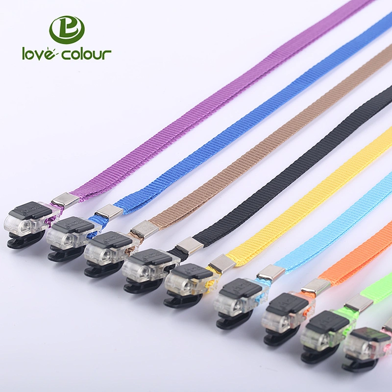 Promotional gift polyester sublimation printing stretch lanyard wholesale