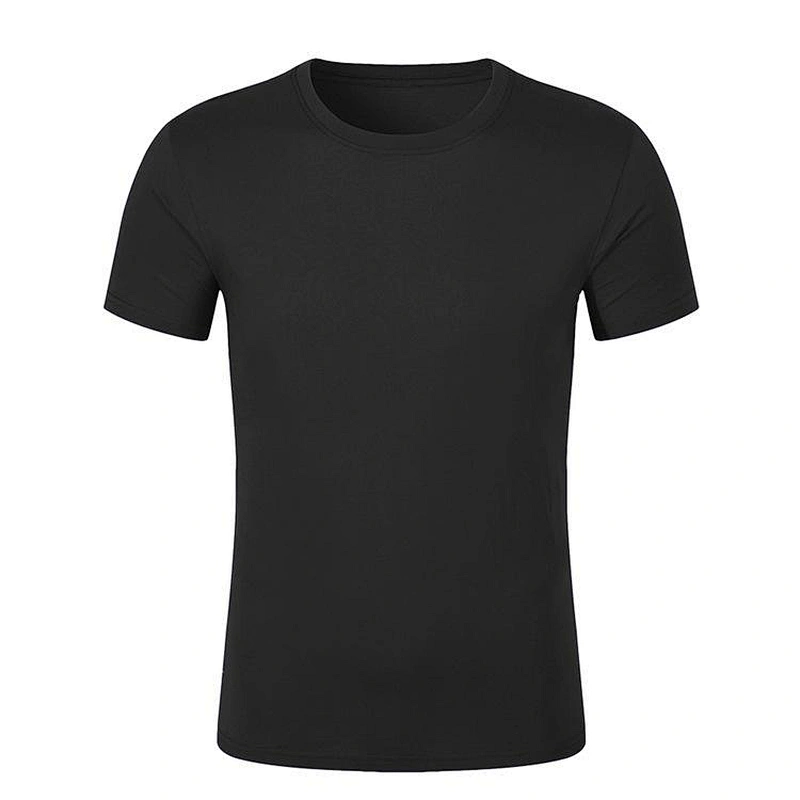 Cheap custom screen printed white t shirts cotton polyester promotional oem tshirts