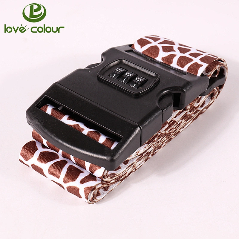 New Product Custom Print Luggage Strap Belt For Travel Bag