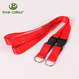 High quality custom polyester print keychain lanyard for wholesale