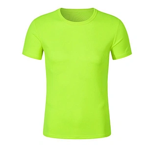 Wholesale bulk white promotional custom printed cotton polyester tshirts for men