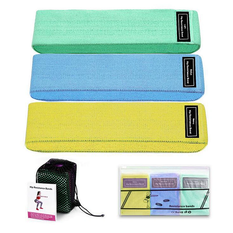 Gym body building fitness yoga loop exercise stretch resistance band circle