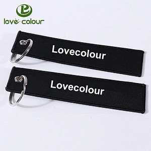 Promotional custom screen printed polyester wrist lanyard keychain