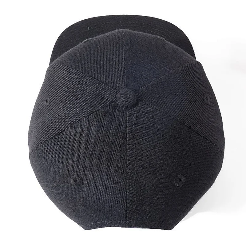 Custom Promotional Item 6 Panel Cotton Hip Hop Snapback Baseball Caps