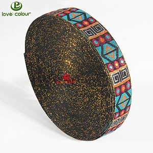 Guangzhou factory direct sale customized nylon material woven jacquard ribbon