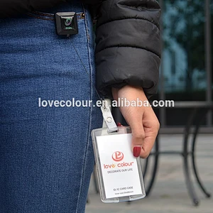 New product hard plastic ID card holders custom