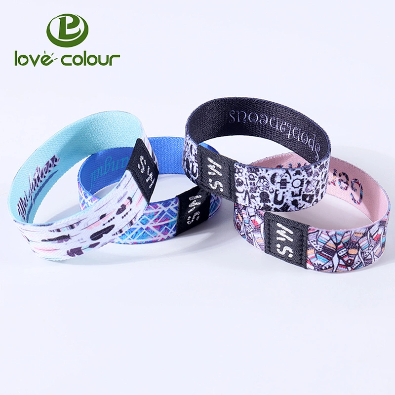 Eco-friendly Fabric Custom Elastic Wristband for Wholesale