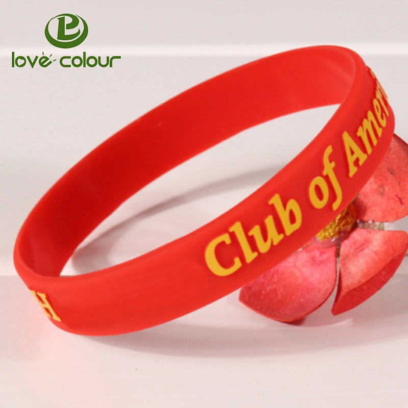Custom wristbands activities embossed your logo silicone bracelet
