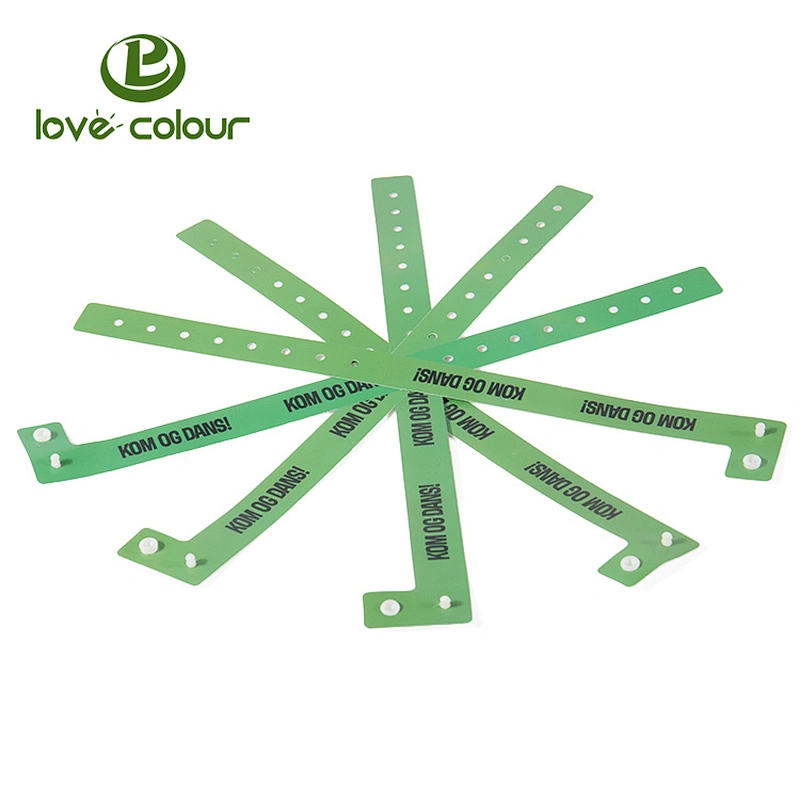 Customized Size L Shape Cheap Custom Vinyl Wristbands for Concert