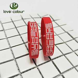 New product high quality fashion wristbands custom silicon bracelet silicone wrist band, rubber band