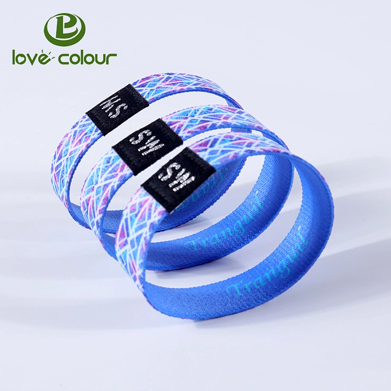 Eco-friendly Fabric Custom Elastic Wristband for Wholesale