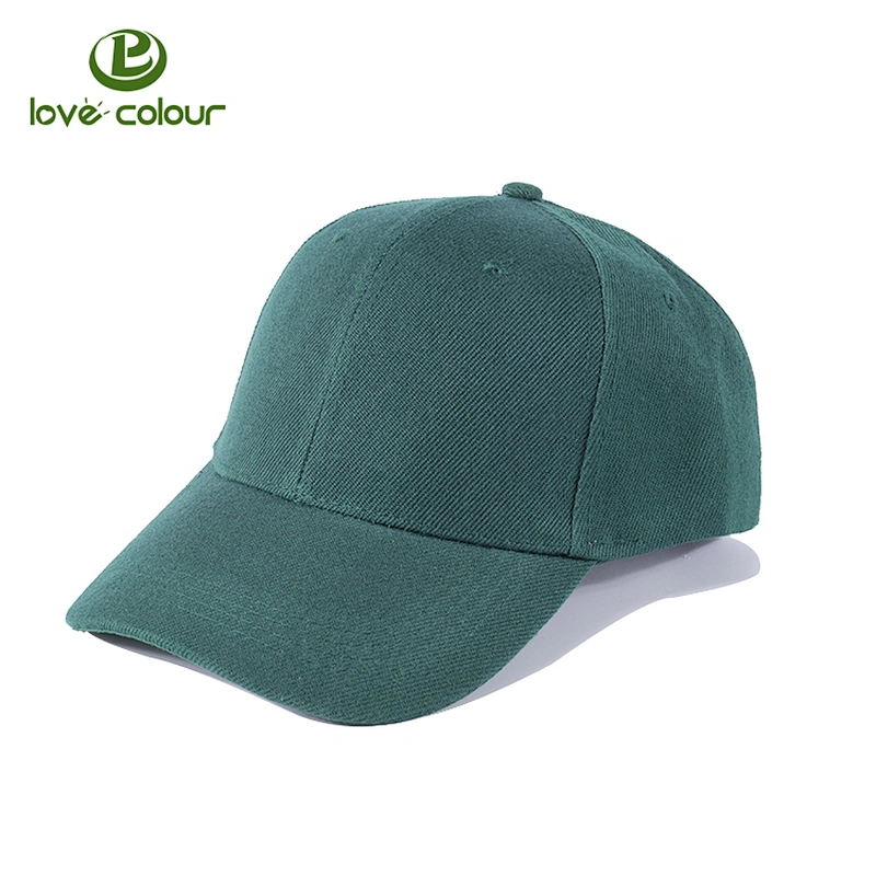 Guangzhou Factory Custom 100% Cotton Baseball Cap Classic Sports Casual Plain Sun Hat